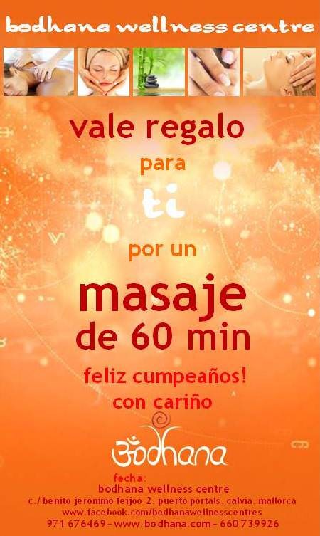 Vale Regalo De Masaje Bodhana 9606